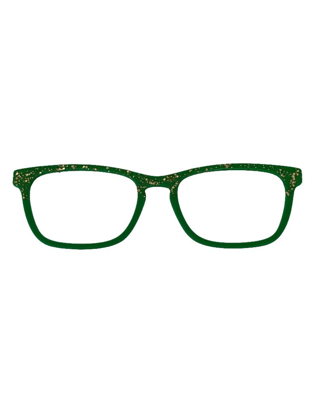 Green and Gold Glitter Casper Topper-Bright Green Casper Topper-New